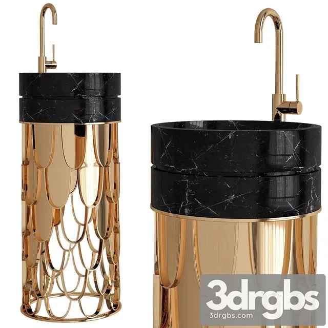 Maison Valentina Luxury Bathrooms Washbasin 2instagram 3D Model Free