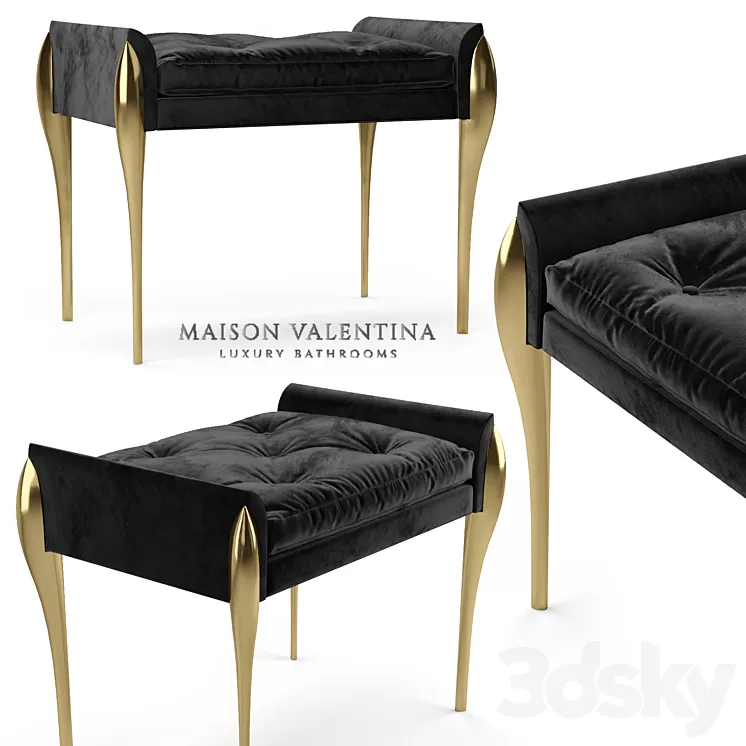 Maison Valentina_Stiletto bench 3D Model