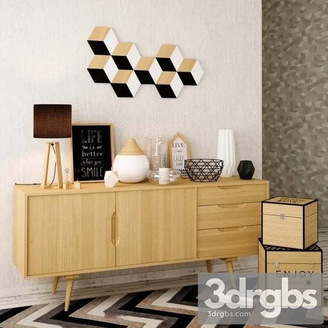 Maison Wood Trend 3D Model Free