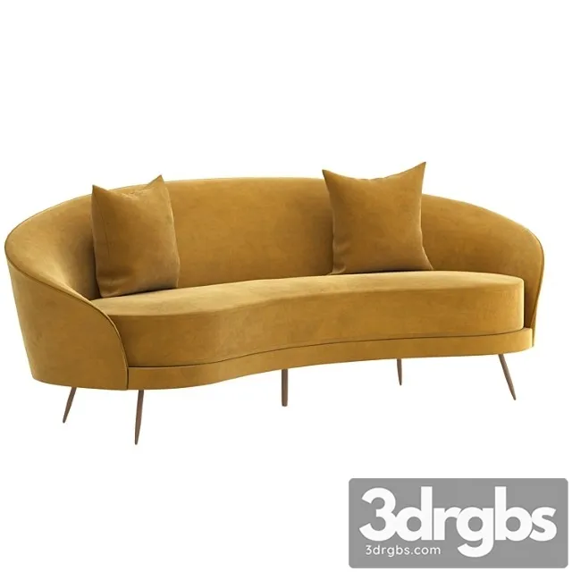 Maisons du monde canape yellow