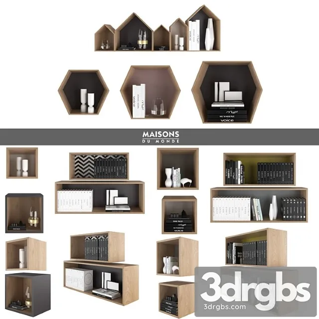 Maisons Du Monde Set 14 1 3D Model Free