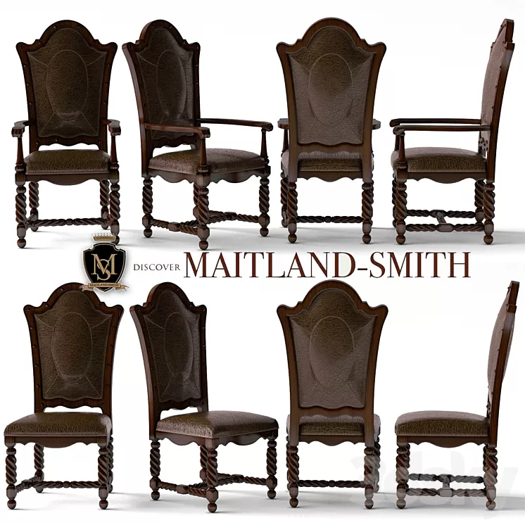 Maitland-Smith chairs 3D Model