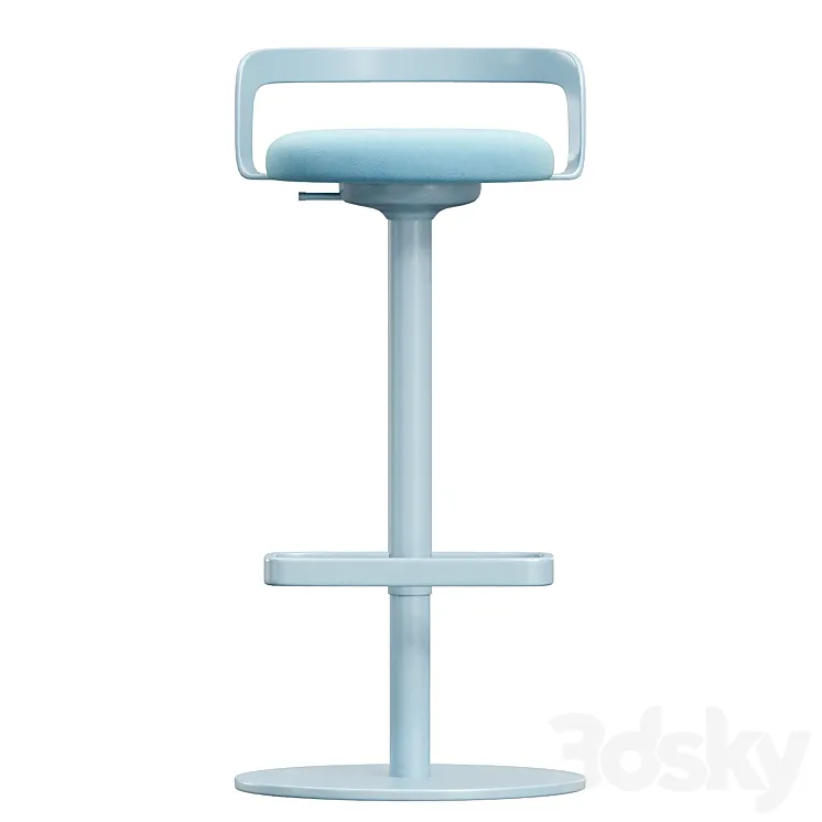 Mak Bar Stool 3D Model Free