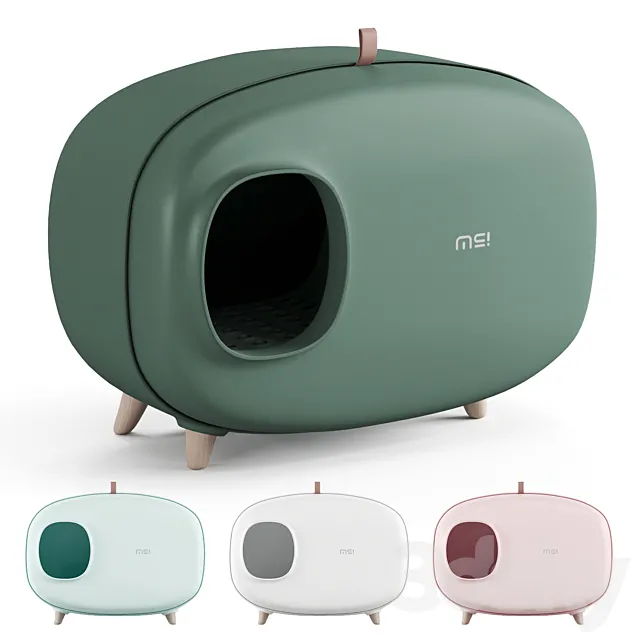 Makesure Cat Litter Box 3D Model