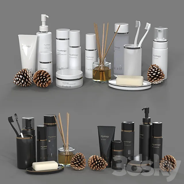 Makeup kit. 3D Model