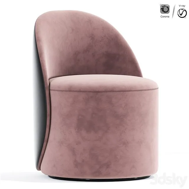 Makeup Stool Dressing Stool Chair 3D Model