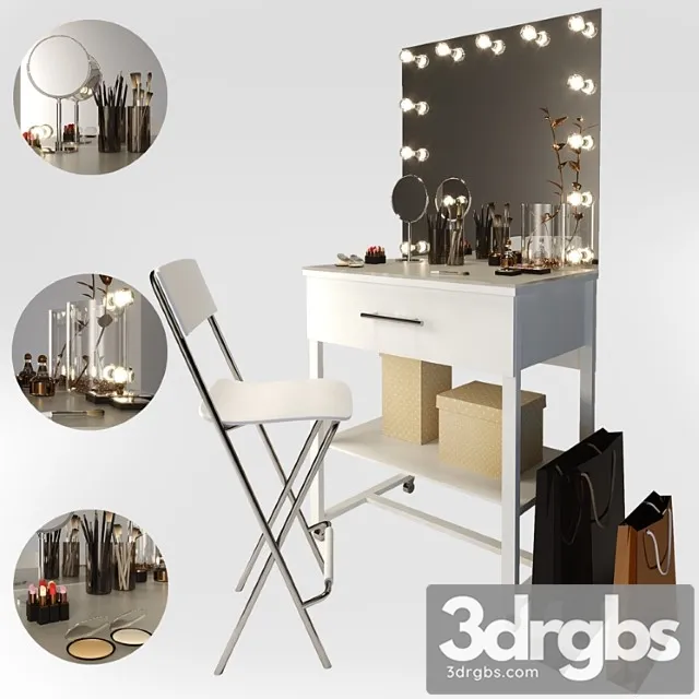 Makeup table 2 3D Model Free