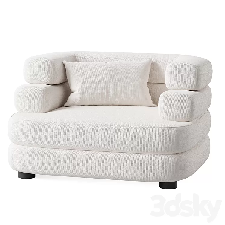 Malaga chair by eichholtz 3D Model Free