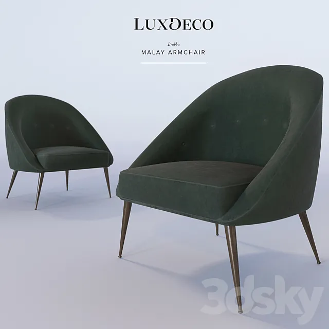 MALAY ARMCHAIR 3D Model