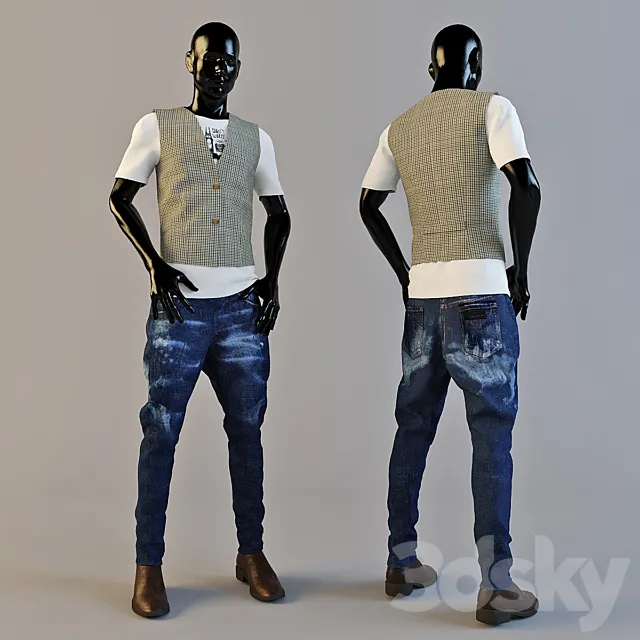 male mannequin 3DModel