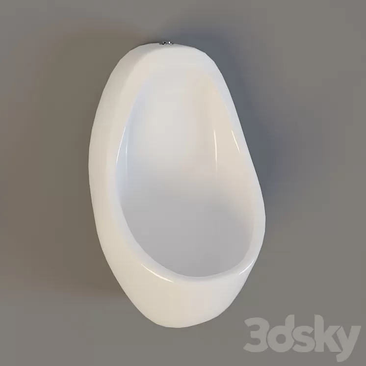 Male toilet urinal 3D Model