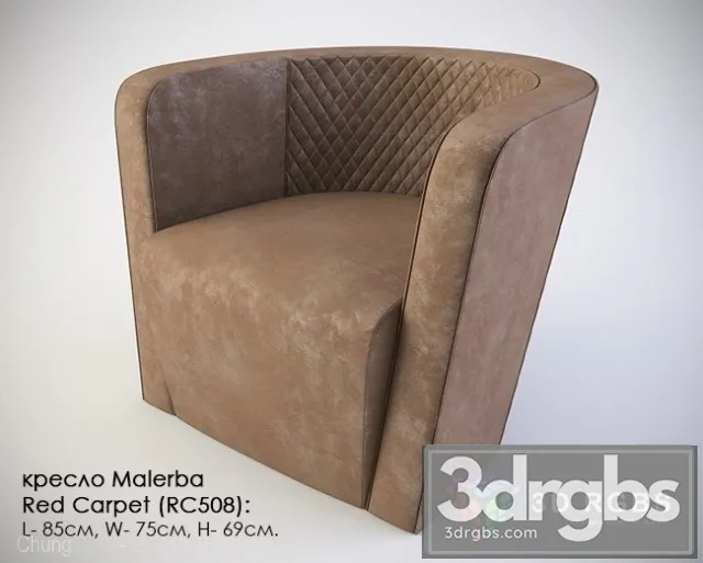 Malerba Armchair 3D Model Free