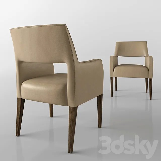 MALERBA Chair Solitaire 3D Model