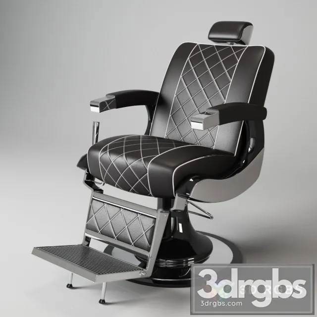 Maletti Zeus Barber Chair 3D Model Free