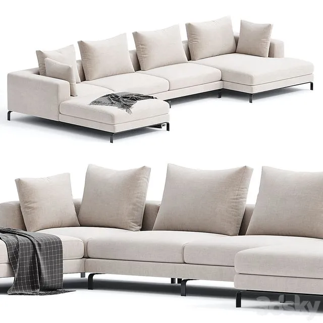 MALIBU Sofa By Linteloo 3D Model