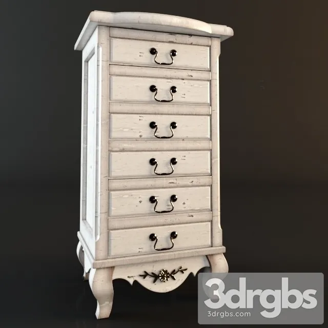 Malij Komod Drawer 3D Model Free