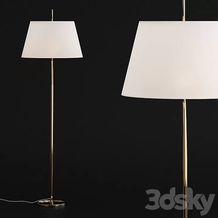 Malin Floor Lamp – Arteriors 3D Model