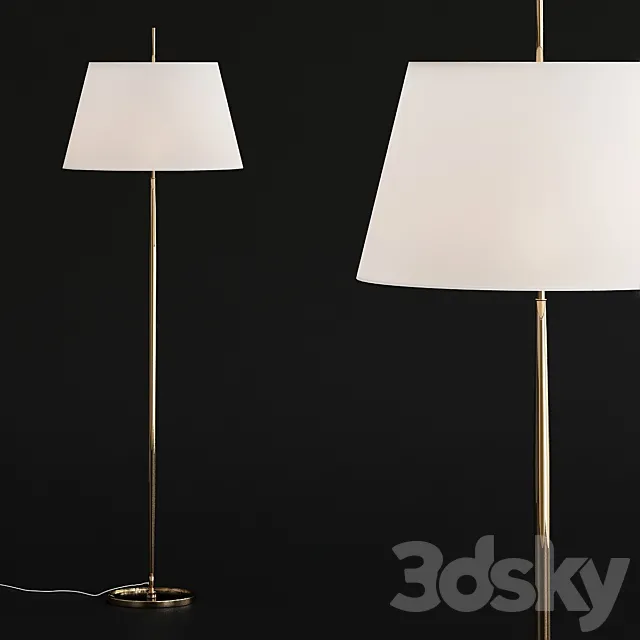 Malin Floor Lamp - Arteriors 3DModel