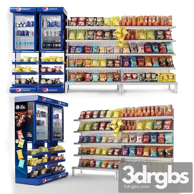 Mall display stand 3D Model Free