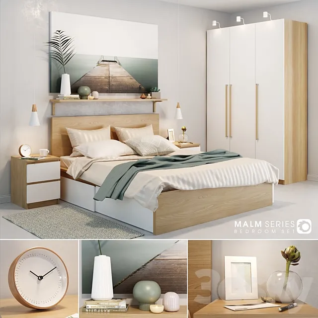 MALM_bedroom_set 3DModel