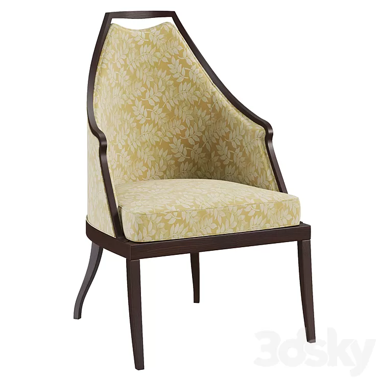 Malmaison Armchair by Bakerfurniture 3D Model Free