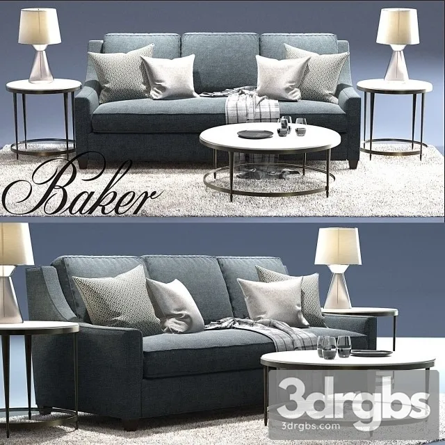 Malory Sofa 01 3D Model Free
