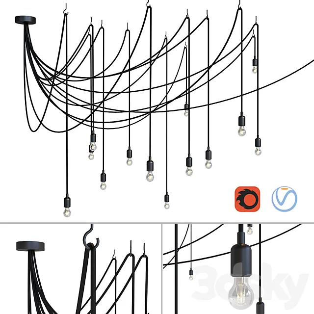 Maman clear bulbs 3D Model