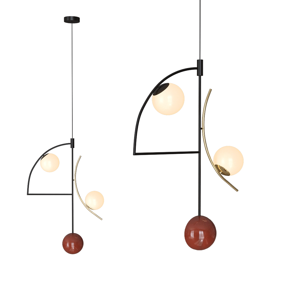 Mambo Unlimited Ideas - Ceiling lamp Helio Suspension III 3D Model