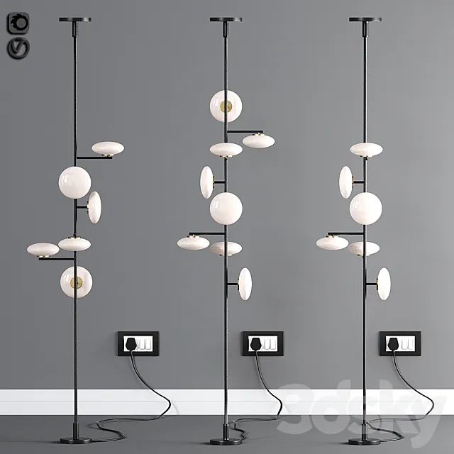 Mami floor lamp 3D Model