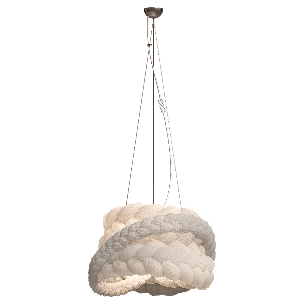 mammalampa - Pendant lamp The Bride White Medium 3D Model