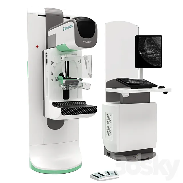 Mammography System 3Dimensions 3DModel