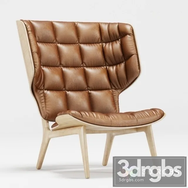 Mammoth Fluffy Nor 11 Armchair 3D Model Free