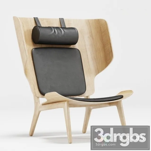 Mammoth Slim Armchair 3D Model Free