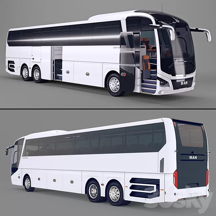 MAN Lion's coach L R08 2018 3D Model