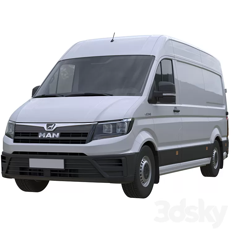 MAN TGE van 3D Model