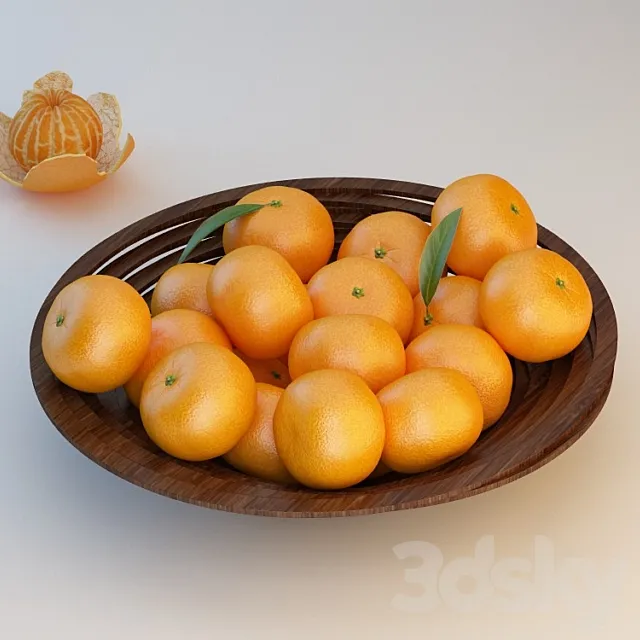 Mandarins 3D Model