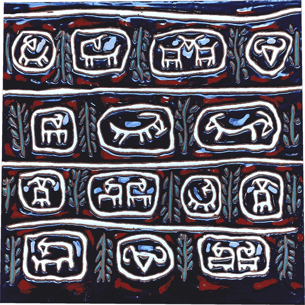 Mane Tiles - Ceramic tile DC 3 3D Model