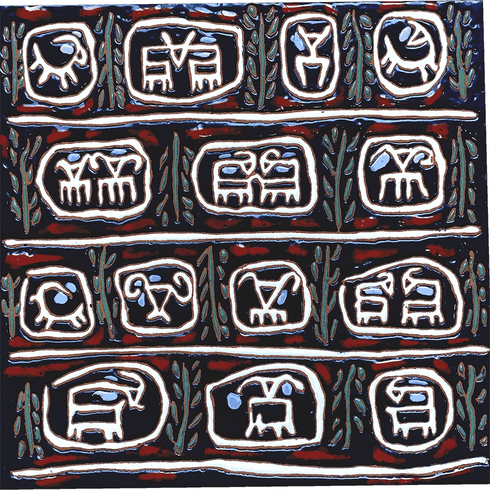 Mane Tiles - Ceramic tile DC 4 3D Model