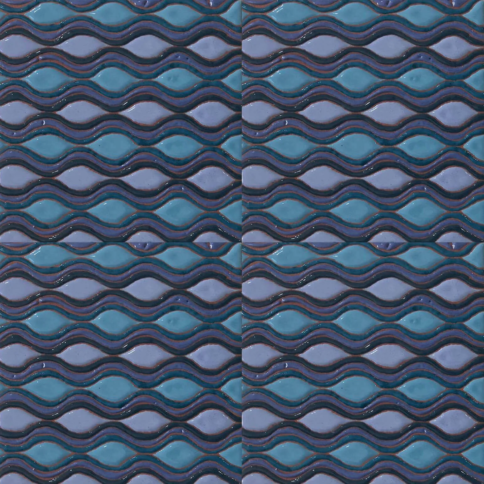 Mane Tiles - D-0036-B (14x14) 3D Model