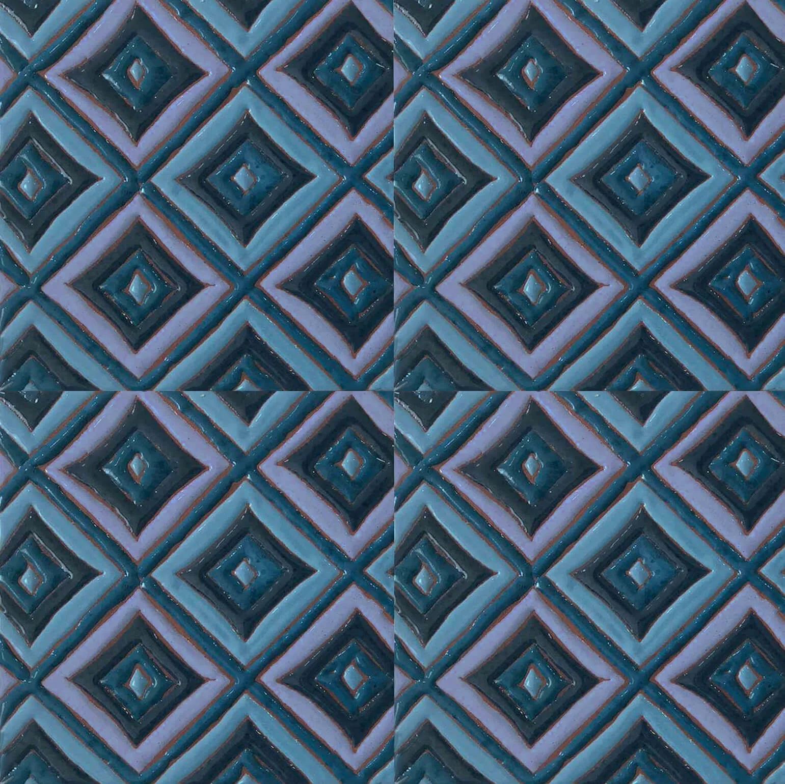 Mane Tiles - D-0039-B (14x14) 3D Model
