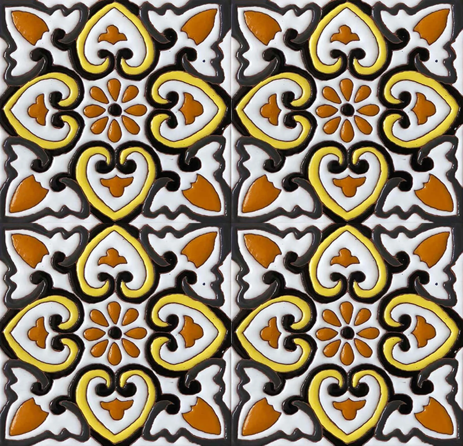 Mane Tiles - D-0040-BL (15x15) 3D Model