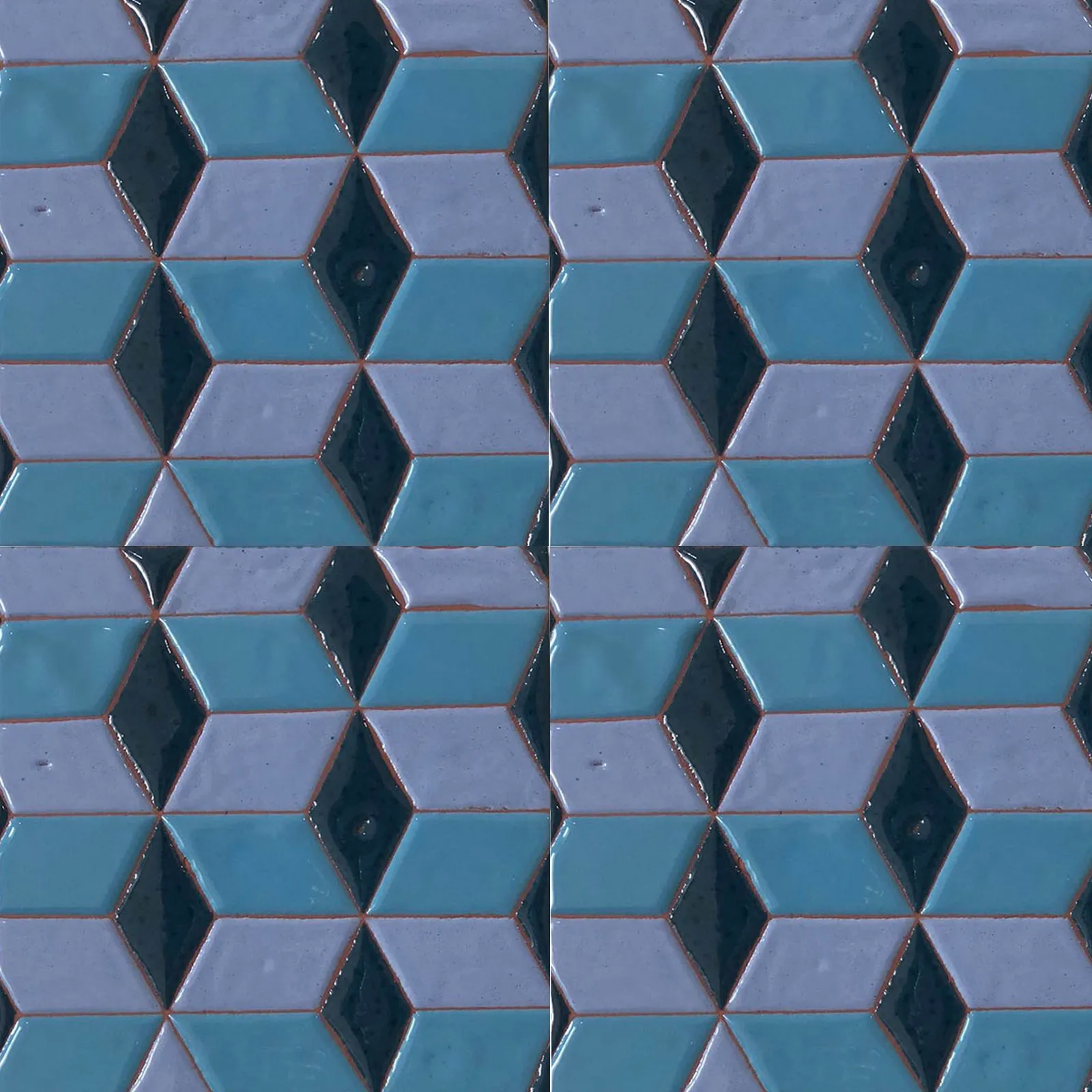 Mane Tiles - D-0058-B (14x14) 3D Model