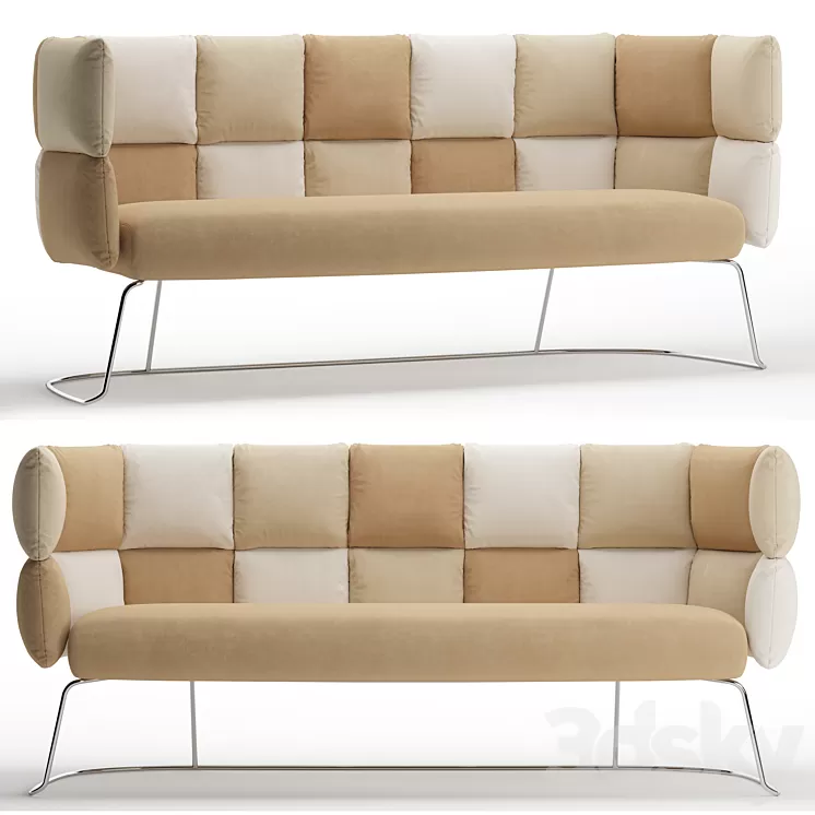 Manerba Undecided Sofa 3D Model