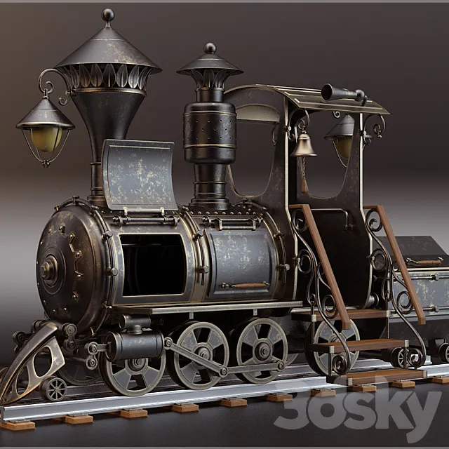 Mangal_parovoz 3DModel