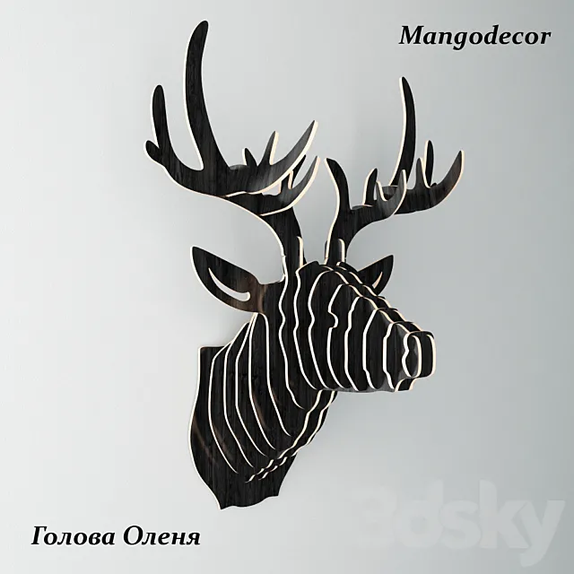 MANGO DECOR deer head 3D Model