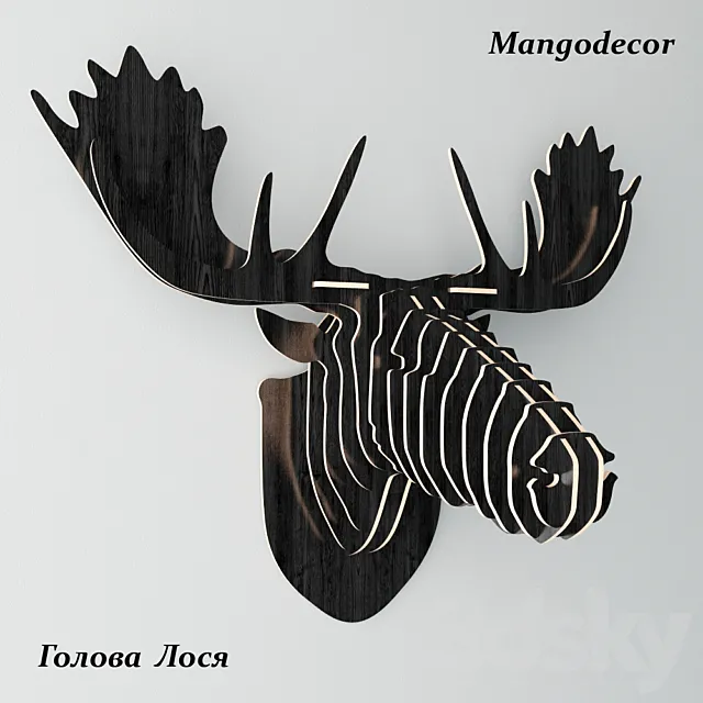 MANGO DECOR moose head Free Download