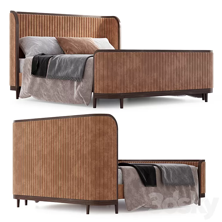 MANHATTAN Bed By Mobi 3D Model Free