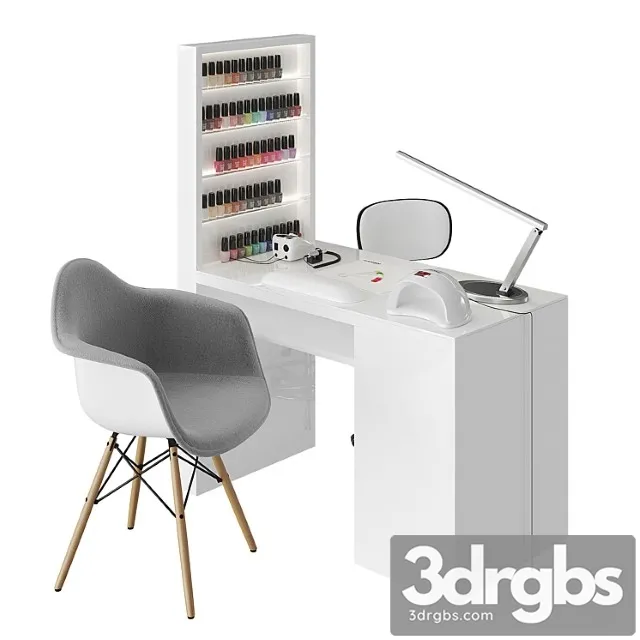 Manicure Table 3D Model Free
