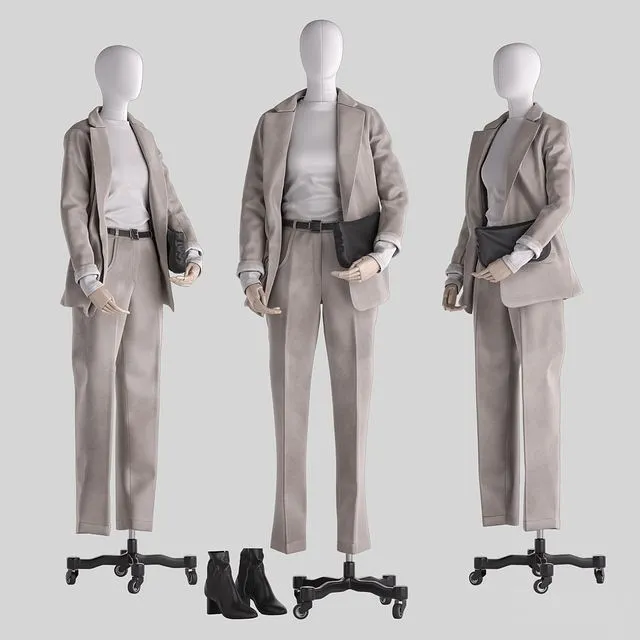 Mannequin 001 3D Model