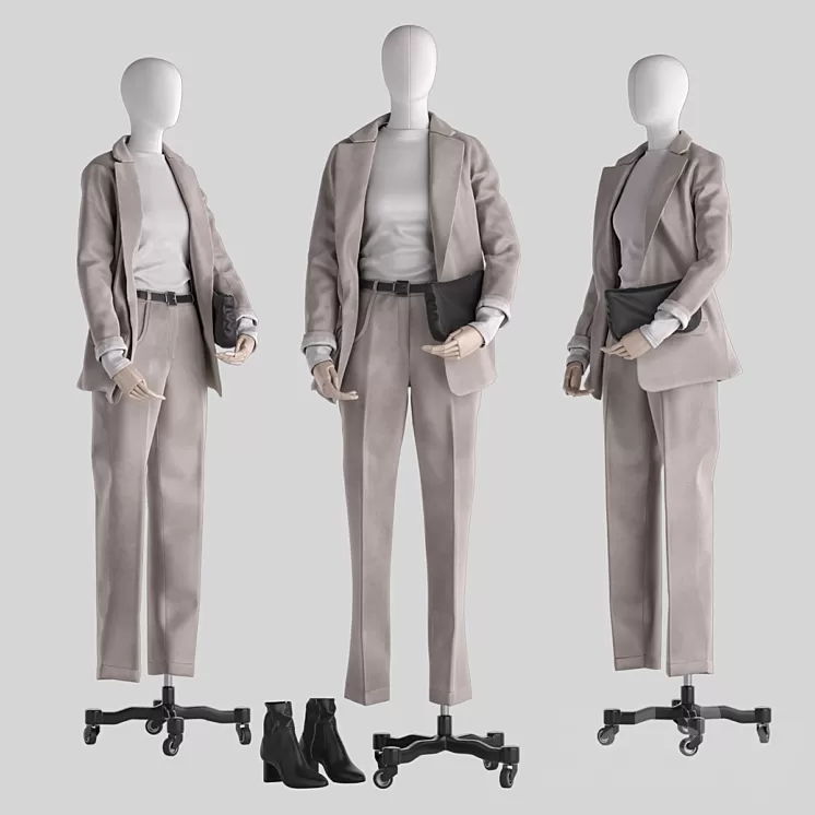 Mannequin 001 3D Model Free Download